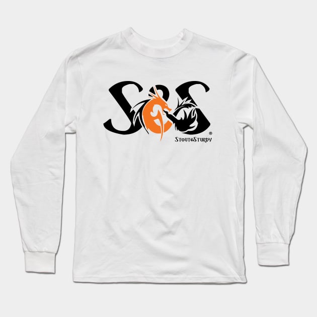 S&S dragon logo Tshirt Long Sleeve T-Shirt by AsylumFWG